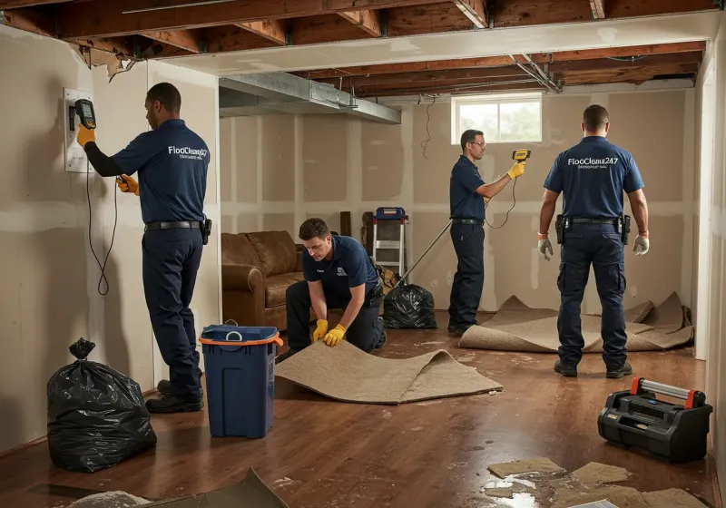 Flood DamageMaterial Assessment and Debris Removal process in Eglin Village, FL