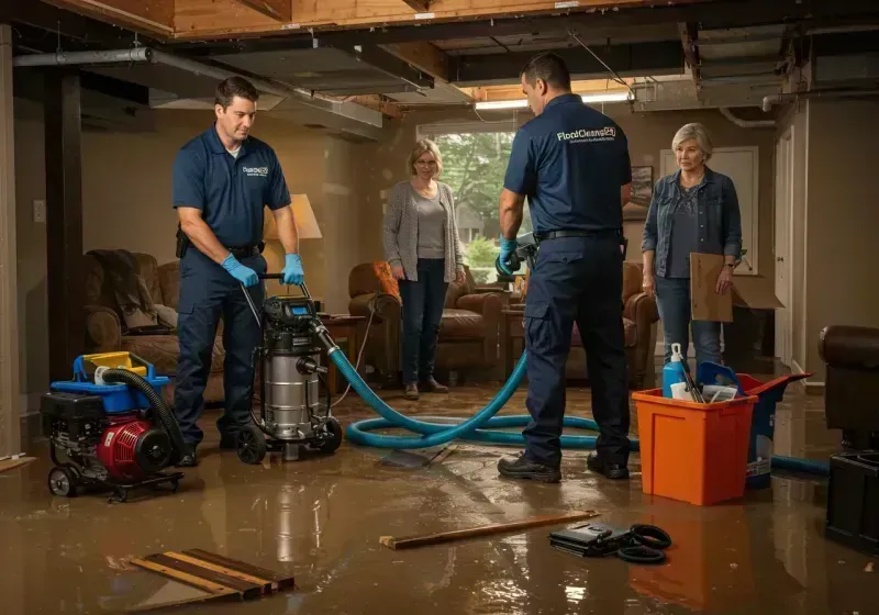 Basement Water Extraction and Removal Techniques process in Eglin Village, FL